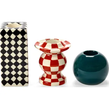 Svícen Serax, Świeczniki Les Objets Mouleversants na świece klasyczne, 3 szt. - Formadore