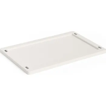 Úložný box Hay, Víko pro úložný koš Hay Colour Crate S, tlumená bílá - Formadore