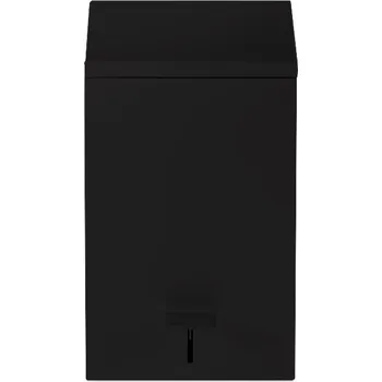 Odpadkový koš Decor Walther, Koš na odpadky do koupelny Corner Soft Close čtvercový 32 cm černý matný - Formadore