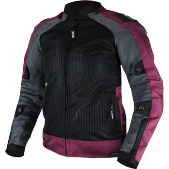 Moto bunda XRC Haderg AIR 2.0 ladies jacket blk/grey/dark purple vel. L