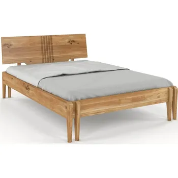 Postel Dubová postel Bari - bezbarvý lak Rozměr: 140x200