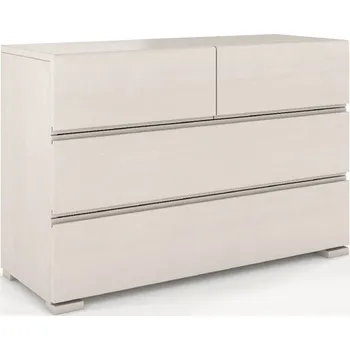 Komoda Komoda z masivu borovice Vestre 2+2 Odstín moření: Bílá