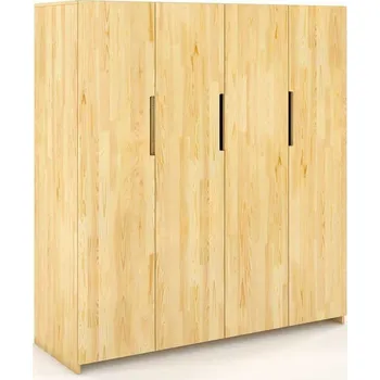 Šatní skříň Skříň Bergman 4D borovice Odstín moření: Borovice přírodní