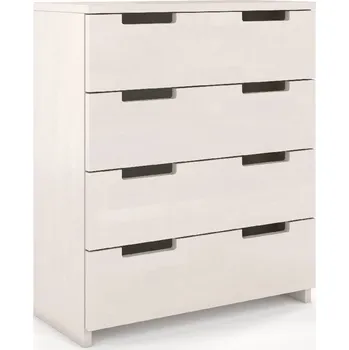 Komoda Komoda z masivu buk Spektrum 4S Odstín moření: Bílá