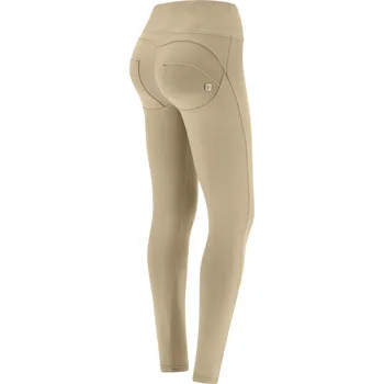 Dámské kalhoty Freddy kalhoty WR.UP ve tmavě béžové, vysoký pas, superskinny střih, organická bavlna Vybraná velikost: L