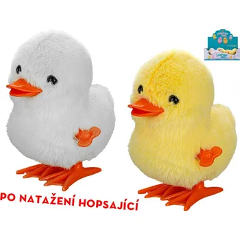 plyšák Mikro Trading Kačenka plyšová po natažení skáče, 9 cm, 2 barvy