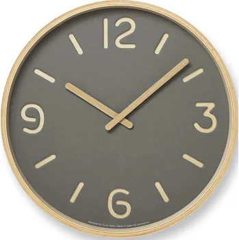 Hodiny Lemnos, Nástěnné hodiny Thomson Paper 30,5 cm šedé - Formadore