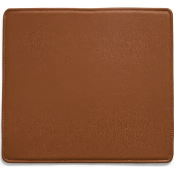 Polštář Hay, Polštář na židli X-Line, 42,5 x 39 cm, oranžový, kožený, s výplní CMHR - Formadore