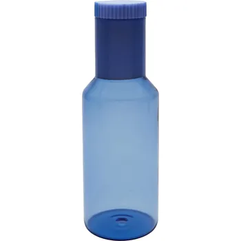 Design Letters, Karafa Tube se šroubovacím uzávěrem 1 l sytě modrá - Formadore