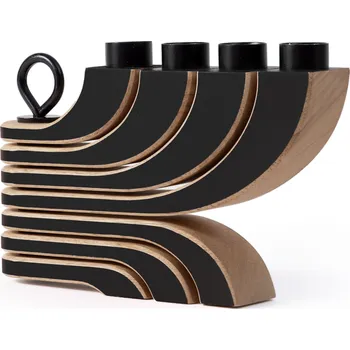 Svícen Design House Stockholm, Víceramenný svícen Nordic, černý - Formadore