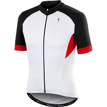 cyklistický dres Dres Specialized RBX Sport Jersey SS white/black/red 2015 Velikost: M