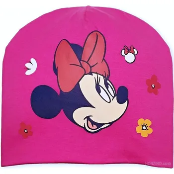 Módní doplněk Setino • Dívčí jarní / podzimní čepice Minnie Mouse - Disney - tm. růžová 54