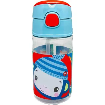 Láhev Fisher-Price • Plastová láhev na pití Fisher-Price s opičkou - 350 ml