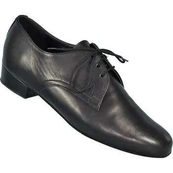 Pánské polobotky Taneční boty Bábor S6 kůže černá podpatek 2,5 cm Velikost: 30,5