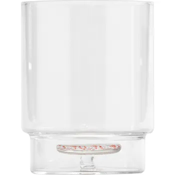 Sklenice Zafferano, Skleněný pohár Teca Terrazzo 350 ml červeno-modrý - Formadore