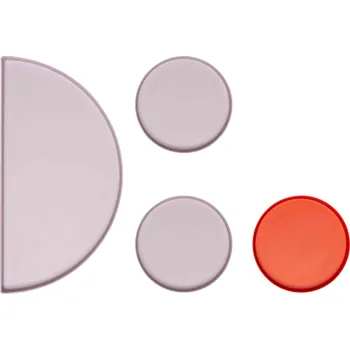 Design Letters, Dekorativní podnosy Treasure levandulové a terakota 4 ks - Formadore