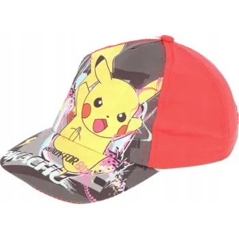 Kšiltovka DIFUZED • Dětská kšiltovka Pokémon Pikachu - Ready for Battle 56 Červená