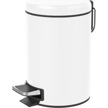 Odpadkový koš Decor Walther, Koš na odpadky do koupelny Basic 26 cm bílý matný - Formadore