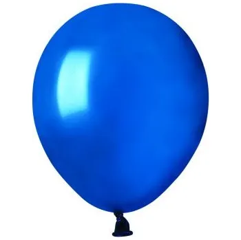 Balónek metal 13cm/5" #054 modrý (100ks/bal)