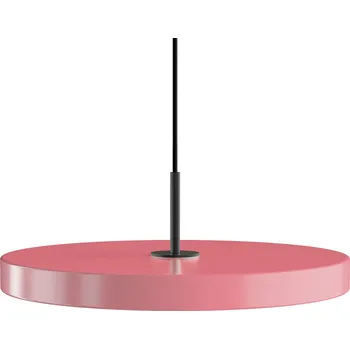 Umage, Závěsná lampa Asteria s černým držákem růžová - Formadore