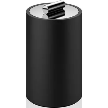 Úložný box Decor Walther, Koupelnová dóza Stone s víkem M chrom-černá - Formadore