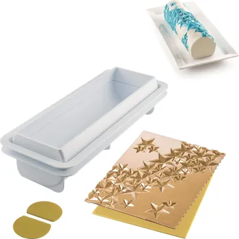 Nádoba na pečení Silikomart, Forma na pečení Starlight Buche 2 díly - Formadore