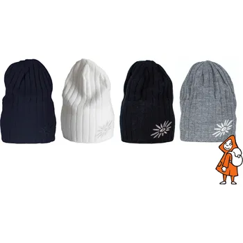 Čepice Zimní pletená čepice SKHOOP Original Beanie - Černá
