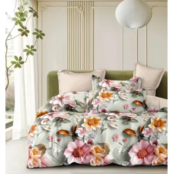 Povlečení NOVINKA 2026 ! EXKLUZIVNÍ OBOUSTRANNÉ BAVLNĚNÉ POVLEČENÍ NA FRANCOUZSKOU PŘIKRÝVKU 200x220 / 70x90cm - JAROMÍR