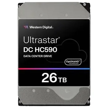 Interní pevný disk WD Ultrastar HDD 26TB DC HC590 3.5in 26.1 512 7200RPM SAS ULTRA 512E SE P3 (WUH722626AL5204)