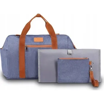 Kočárek Taška na kočárek organizér Lionelo LO-IDA blue denim