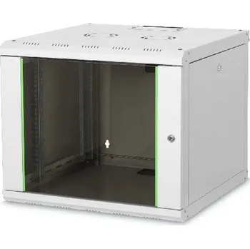 Stavebniny Digitus 9U nástěnná skříňka, Unique Series 509x600x600 mm, barva šedá (RAL 7035)