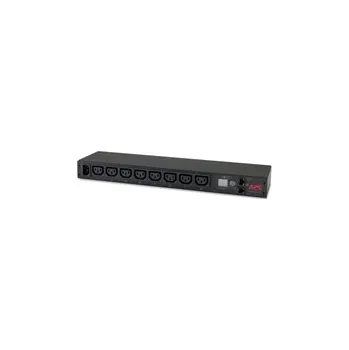 Počítač APC Rack PDU, Metered, 1U, 12A/208V, 10A/230V, (8)C13, IEC-320 C14 2m