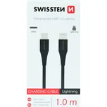 Swissten datový kabel USB-C/Lighting 1,0 m - černý