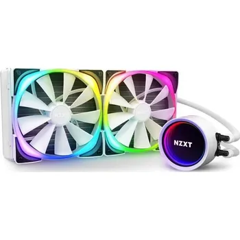 PC ventilátor NZXT vodní chladič Kraken X63 RGB / 2x 140mm fan / LGA 2066/2011(-3)/1366/1156/1155/1151/1150/AM4/ bílý / 6 let
