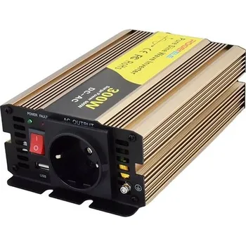 Měnič napětí ROGERELE Sinusový měnič napětí REP300-24, 300W, 24V, USB port