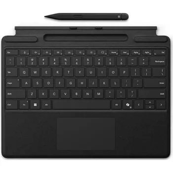 Klávesnice MS Surface Pro Keyboard + Slim Pen CM, Slim Pen, Pen Storage, Copilot Button, CZ/SK, Black