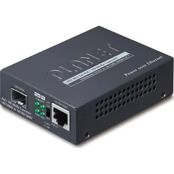 Switch Planet GT-805A-PD konvertor 10/100/1000Base-T / miniGBIC SFP/ napájený z PoE 802.3af/at/bt