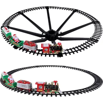 Vánoční dekorace Vánoční vláček na stromeček s efekty 90 cm