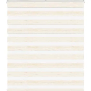 Stavební výplň vidaXL Zebra roleta 120x100 cm šířka látky 115,9 cm polyester [4014421] Barva: Mramorově béžová