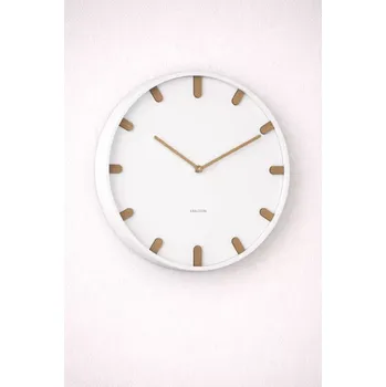 Hodiny Karlsson Designové nástěnné hodiny 5942WH, 40 cm