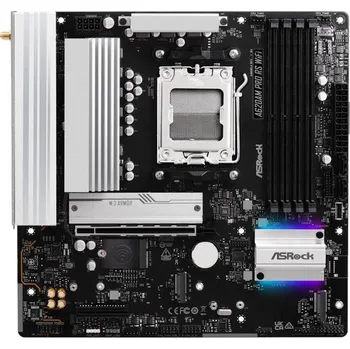 Základní deska ASRock A620AM Pro RS WiFi / AMD A620A / AM5 / 4x DDR5 DIMM / 3x M.2 / HDMI / DP / USB-C / WiFi / mATX