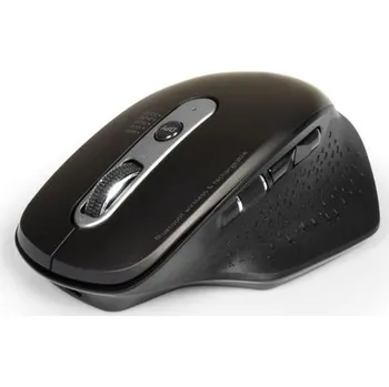 Myš PORT dobíjecí myš s duálním bezdrátovým připojením, BT, 2,4 GHz, USB-A/C, černá