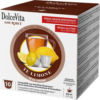 Dolce Vita Italfoods Dolce Vita Citronový čaj do Nespresso® kapsle 10ks