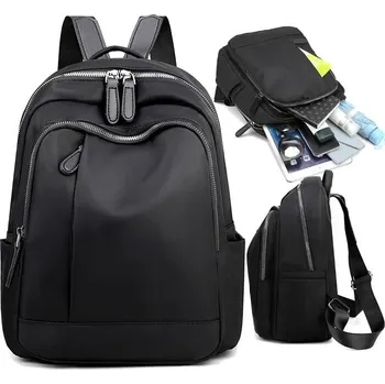 Městský batoh Městský Dámský Batoh Sportovní, Měkká Syntetika, Stříbrná Kování, 33x27x16 cm