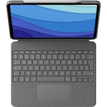 Klávesnice Logitech Combo Touch for iPad Pro 12.9-inch (5th generation) - GREY - US layout