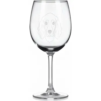 Sklenice Sklenice na víno s gravírovaným motivem – Francouzský španěl