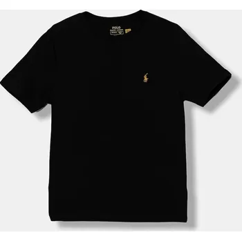 Chlapecké tričko Dětské bavlněné tričko Polo Ralph Lauren 323832904202 černá 99X, vel. 140-149