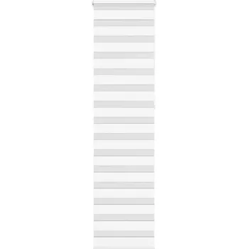 Zebra roleta bílá 65x230 cm šířka látky 60,9 cm polyester