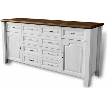 Komoda Komoda Merlin 2D10S - masiv borovice Odstín: Borovice přírodní