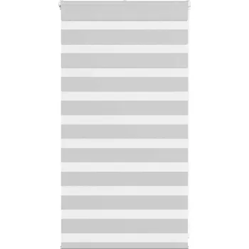 Roleta Zebra roleta, světle šedá, šířka látky 85,9 cm, polyester